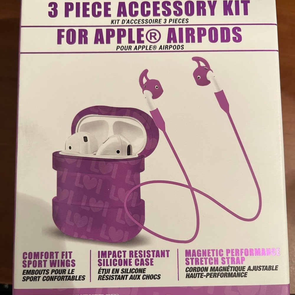 Brand-new 3-piece accessory kit for Apple AirPods. Tech Theory.